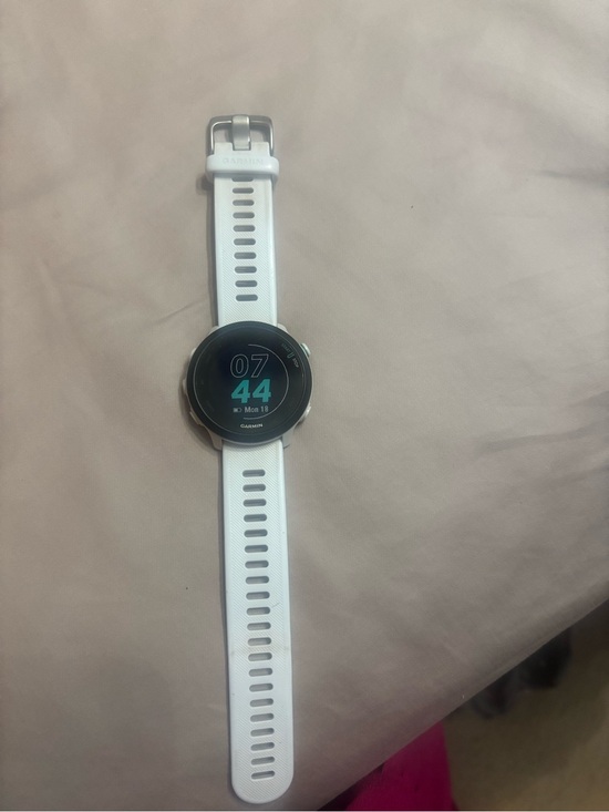 Garmin Other - Garmin White and Black GPS Fitness Smartwatch